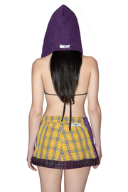 Gonna tartan patch e jersey