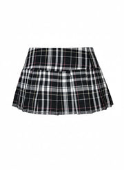 Mini Gonna-cintura Tartan
