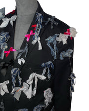 blazer con tantissimi fiocchi