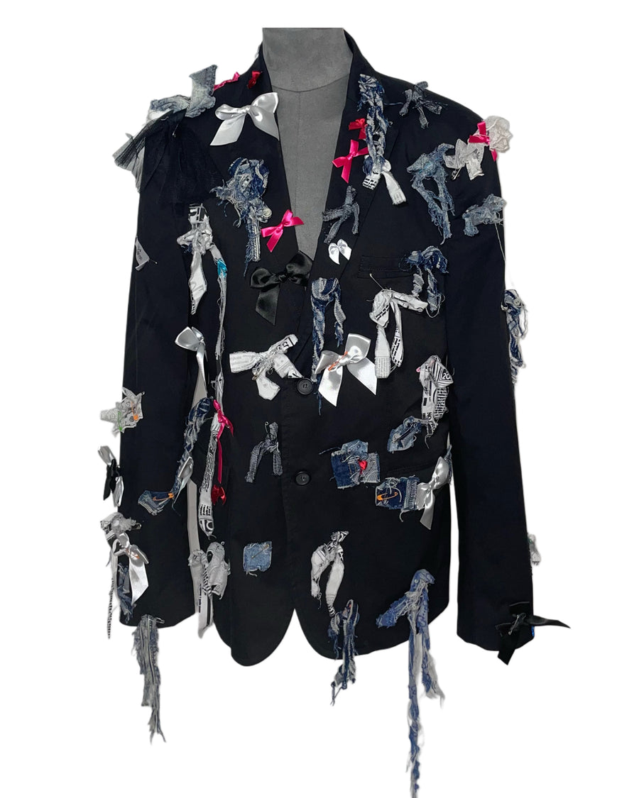 blazer con tantissimi fiocchi